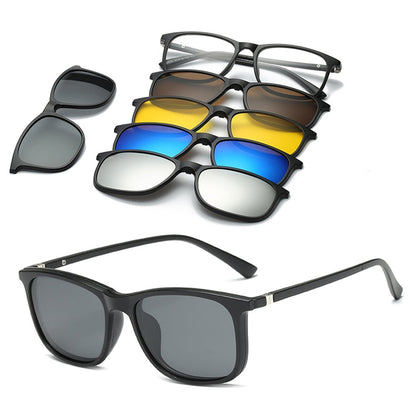 Gafas de Sol Magnéticas Personalizadas 5 en 1 para Hombres y Mujeres